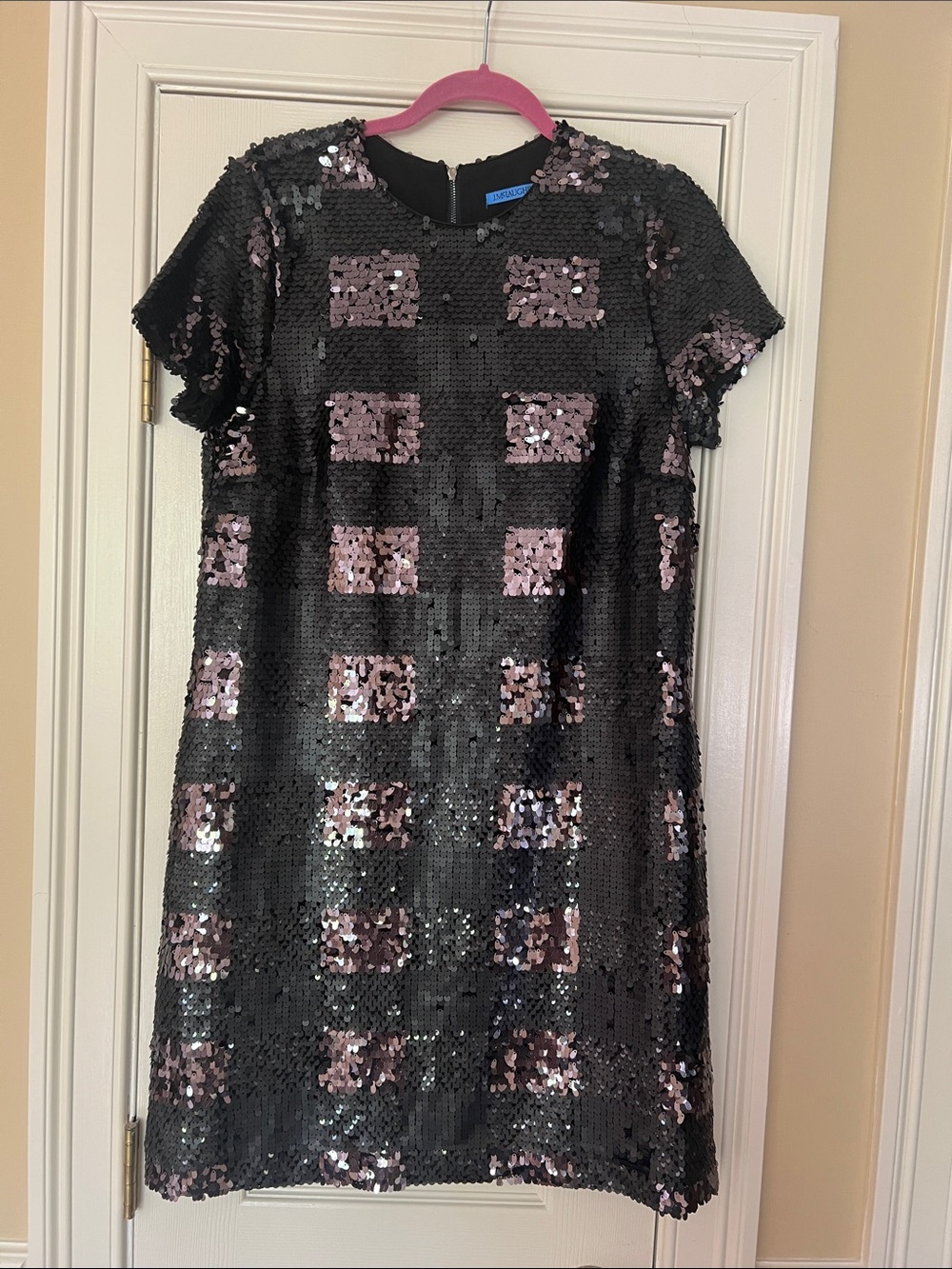 J. McLaughlin sequin black dress